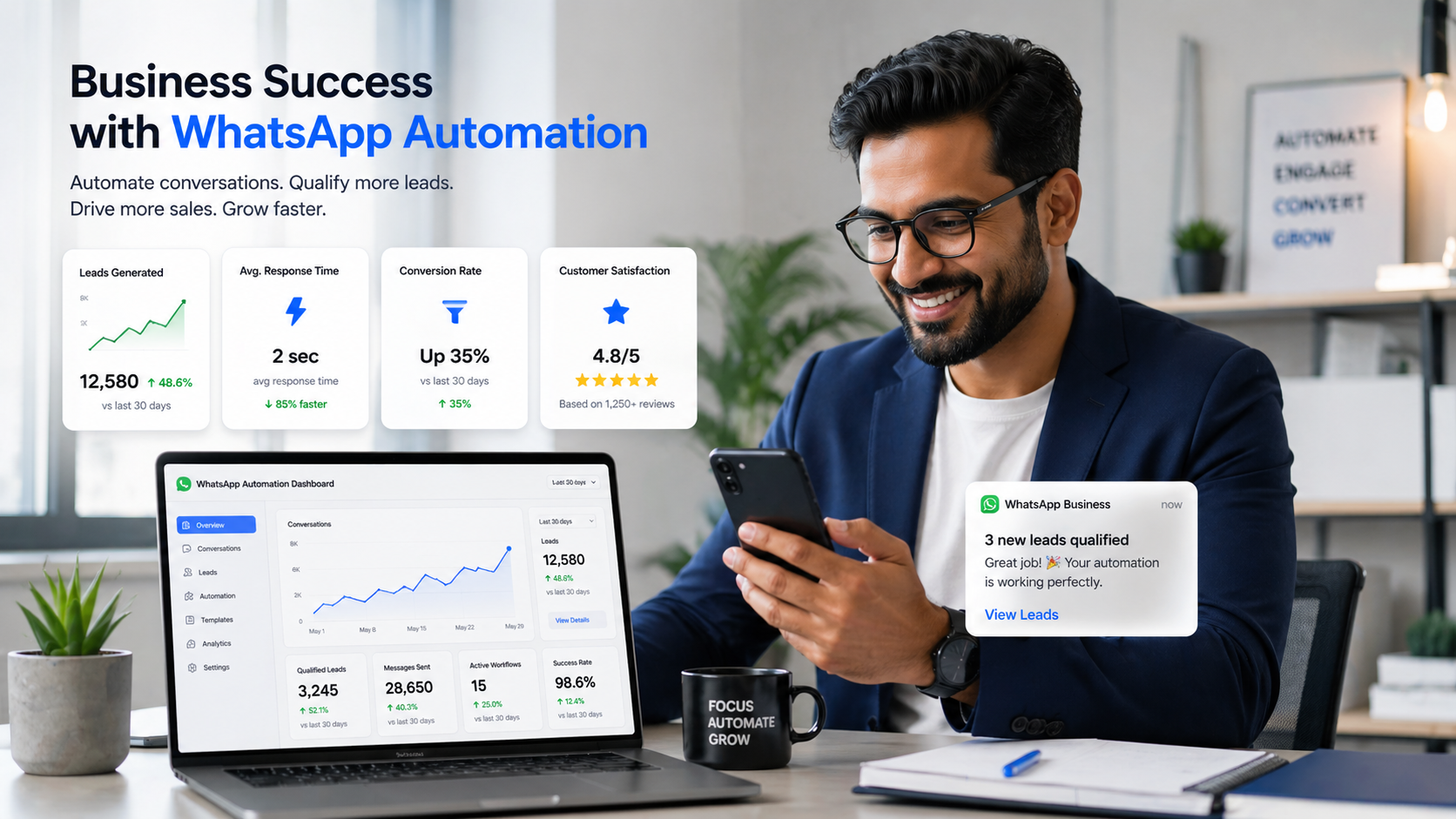 Ready to Automate Your Business on WhatsApp? – PixoraNest AI Automation